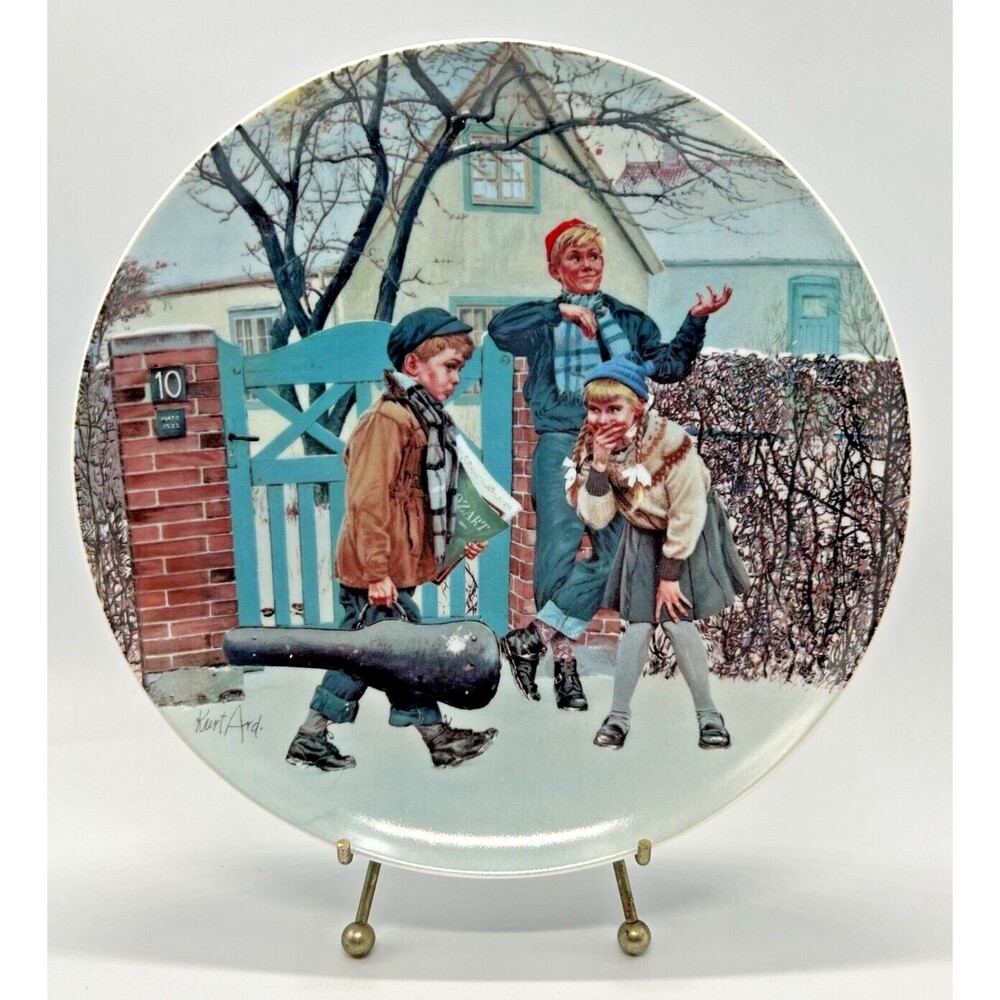VINTAGE 1984 Bing & Grondahl-Road to Virtuosity 8.25" Kurt Ard Plate w Box & COA